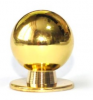 Кнопка шарик золото