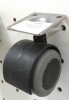 Опора колесная D40 резина ход